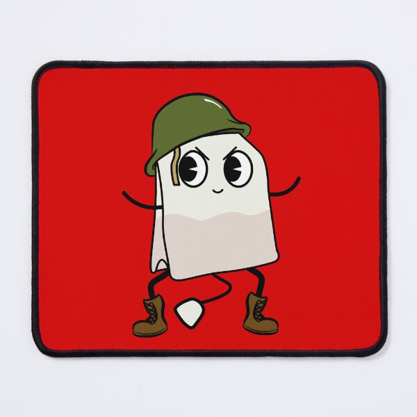 Item preview, cute teabag crouching wearing a ww2 army helmet designed and sold by Captain-Jackson.