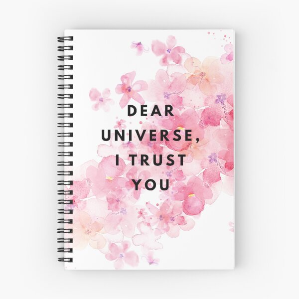 Item preview, Dear Universe I Trust You, Inspirational, Motivational, Universe, Manifest, Watercolor designed and sold by Magic Love Art Print.