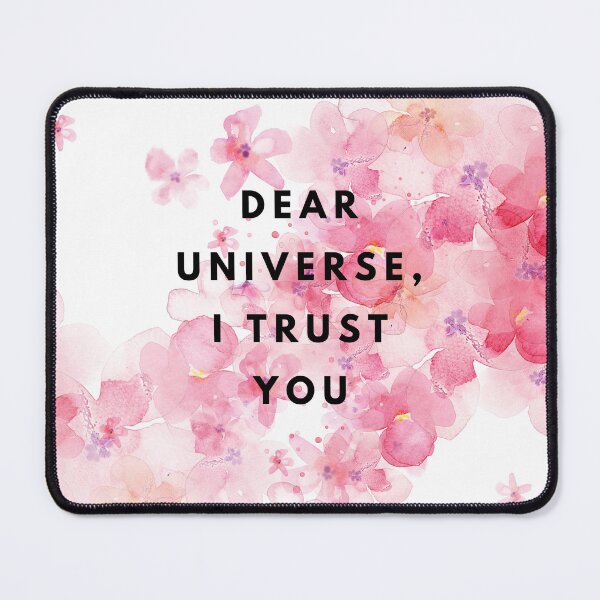 Item preview, Dear Universe I Trust You, Inspirational, Motivational, Universe, Manifest, Watercolor designed and sold by Magic Love Art Print.
