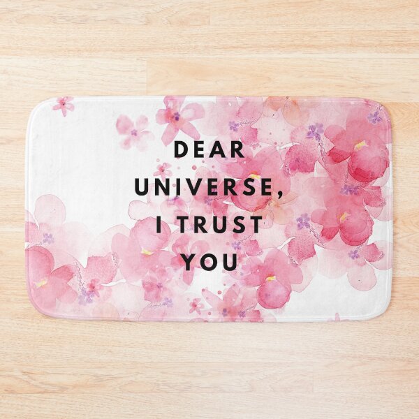 Item preview, Dear Universe I Trust You, Inspirational, Motivational, Universe, Manifest, Watercolor designed and sold by Magic Love Art Print.