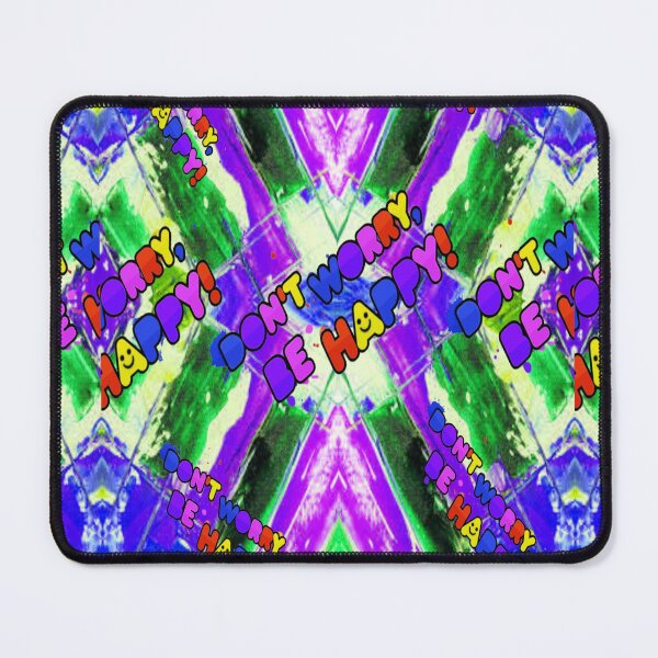 Item preview,  Colorful Be Happy Design,5, trippy graphic psychedelic arte abstracto designed and sold by Adri Barnard.