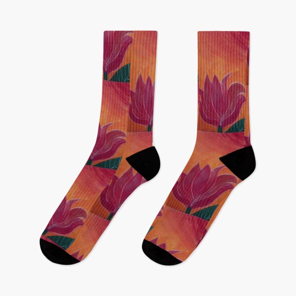 Item preview, exotic red flower designed and sold by Rebekah Gavra.