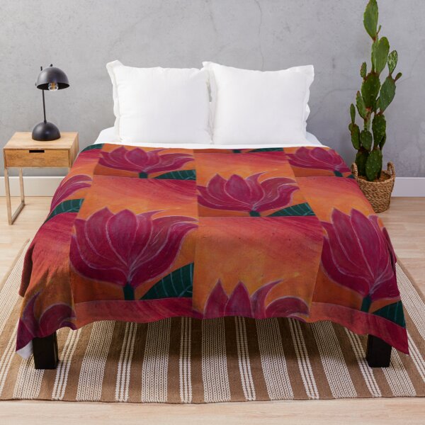 Item preview, exotic red flower designed and sold by Rebekah Gavra.