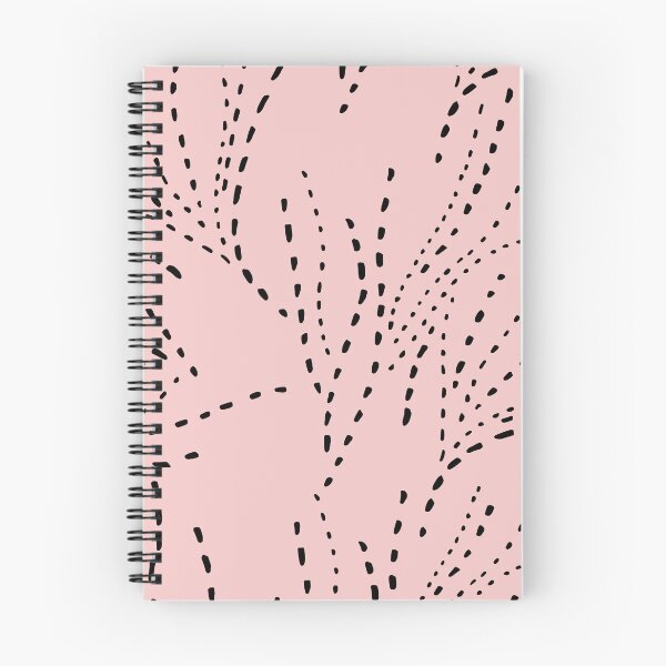 Item preview, Brown floral polka dots on pink ground pattern designed and sold by Featuring Lynn.