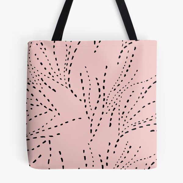 Item preview, Brown floral polka dots on pink ground pattern designed and sold by Featuring Lynn.