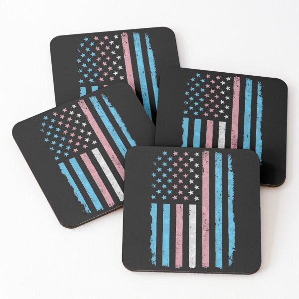 Item preview, Transgender American Flag Trans Patriotic USA  designed and sold by alenaz.