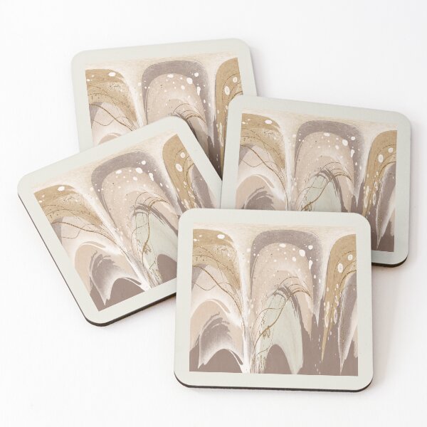 Item preview, Abstract Arches in Neutral Taupe and Soft Blush designed and sold by simplydesignart.