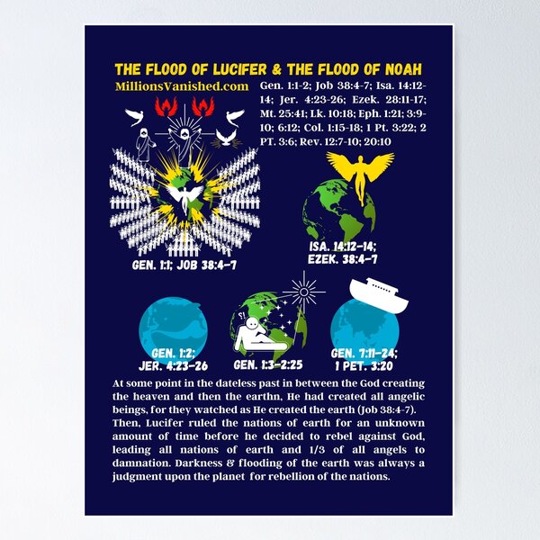 Item preview, The Flood of Lucifer and Noah - Christian  designed and sold by 1thes416.