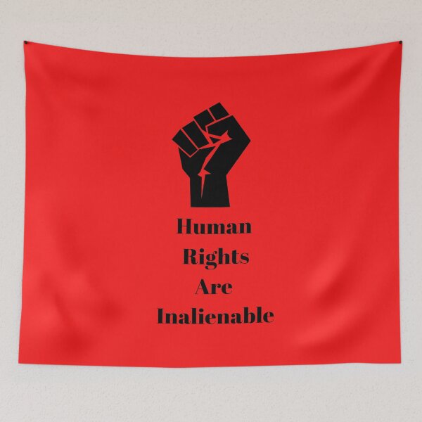 Item preview, Human Rights Are Inalienable designed and sold by Freihalt.