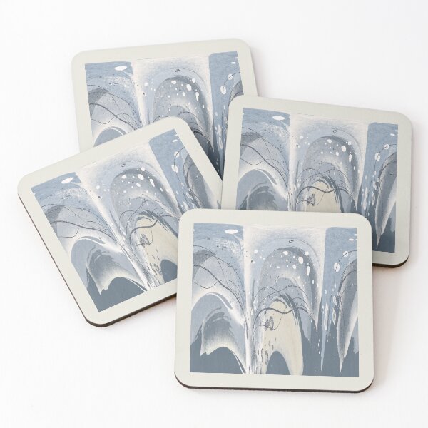 Item preview, Abstract Arches in Symphony Blue designed and sold by simplydesignart.
