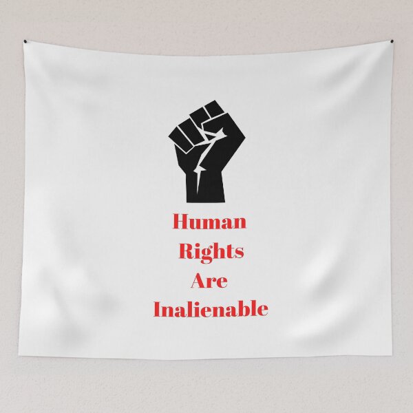 Item preview, Human Rights Are Inalienable designed and sold by Freihalt.