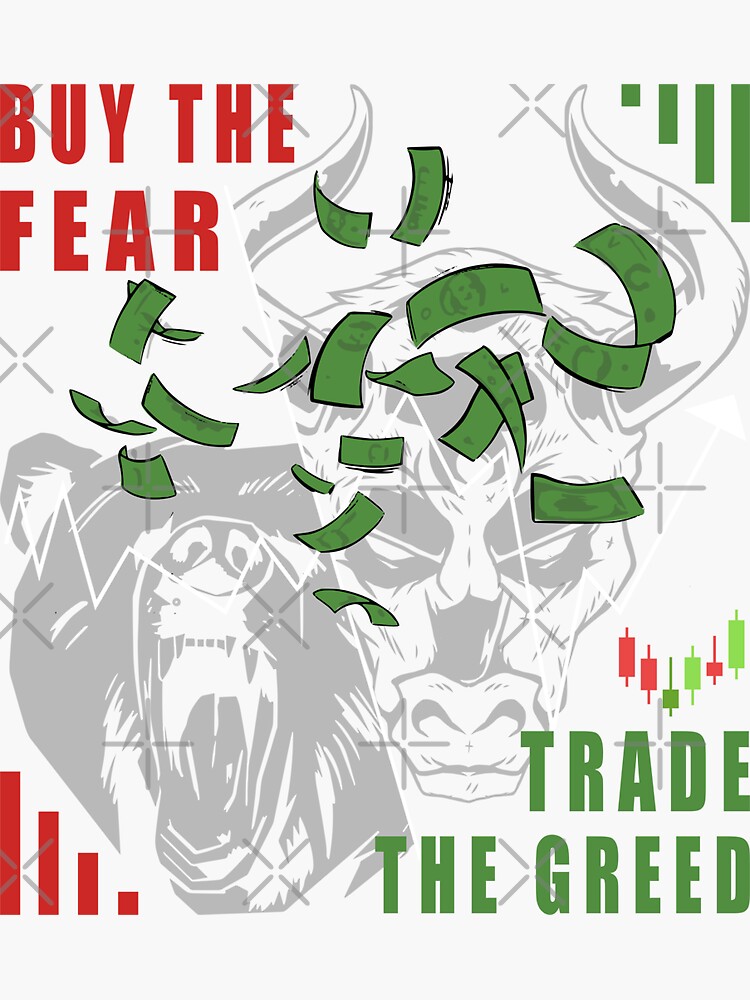 "Buy and hold stock market investment design" Sticker for Sale by Stil