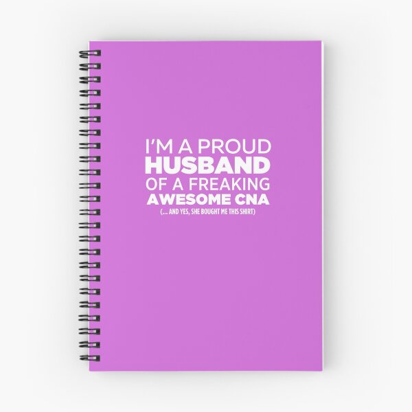 Item preview, I'm A Proud Husband Of Freaking Awesome CNA designed and sold by AlwaysAwesome.