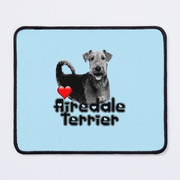 Item preview, Airedale Terrier - Love Heart designed and sold by S Quinn.