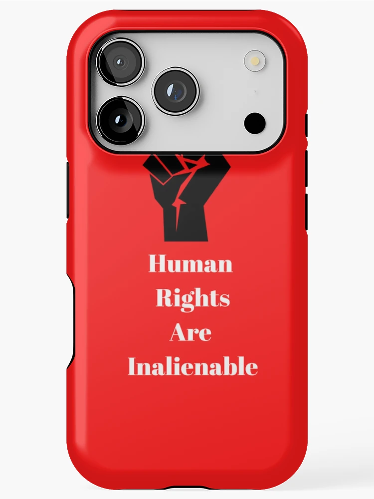 Thumbnail 1 of 4, iPhone Case, Human Rights Are Inalienable designed and sold by Freihalt.