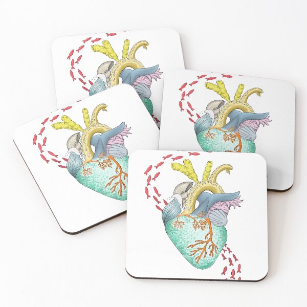 Item preview, sea heart designed and sold by LaPeceraDeTela.