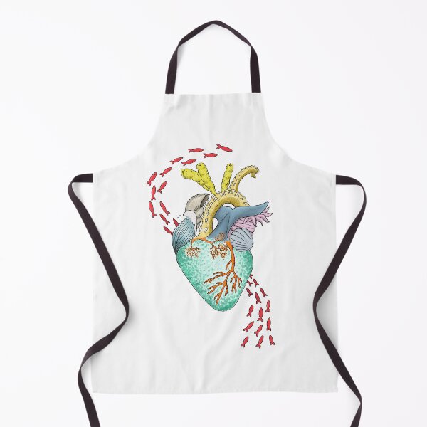 Item preview, sea heart designed and sold by LaPeceraDeTela.