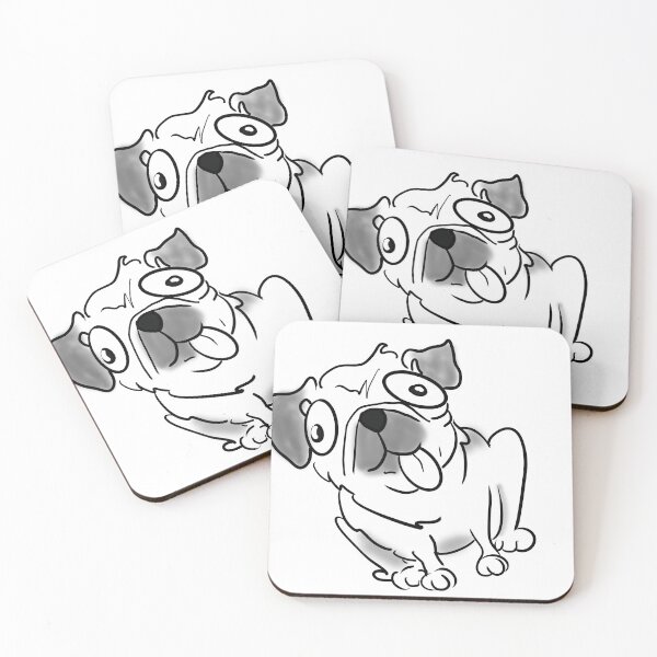 Item preview, Pug cartoon designed and sold by SilentlyRob668.