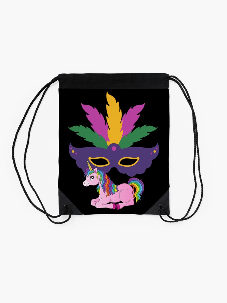 mardi gras drawstring bag