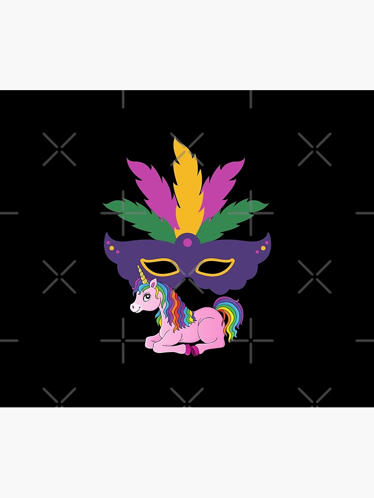 mardi gras unicorn svg