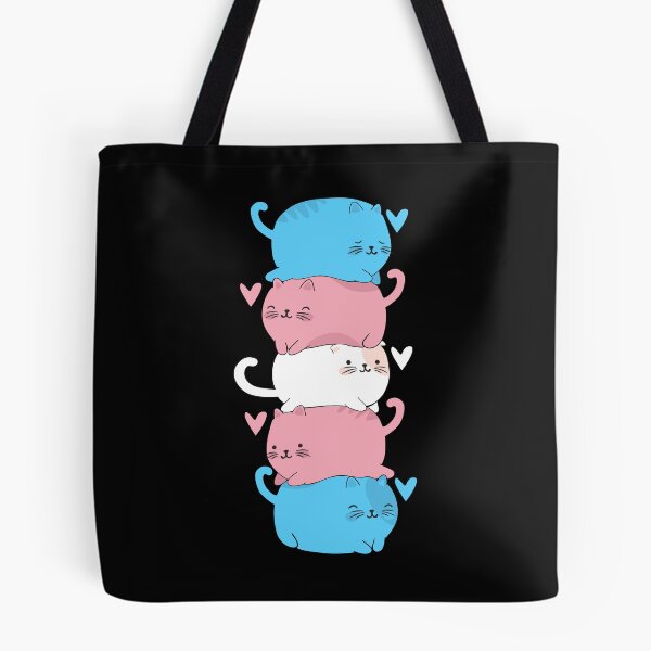 Item preview, Transgender Cat Mountain Train Pride Cats Pile Cute Gifts  designed and sold by alenaz.