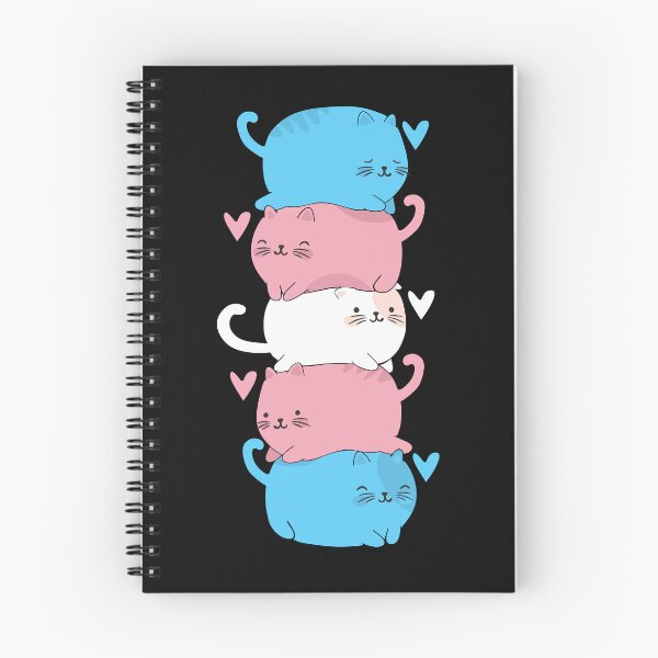 Item preview, Transgender Cat Mountain Train Pride Cats Pile Cute Gifts  designed and sold by alenaz.