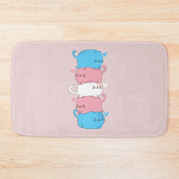 Item preview, Transgender Cat Mountain Train Pride Cats Pile Cute Gifts  designed and sold by alenaz.