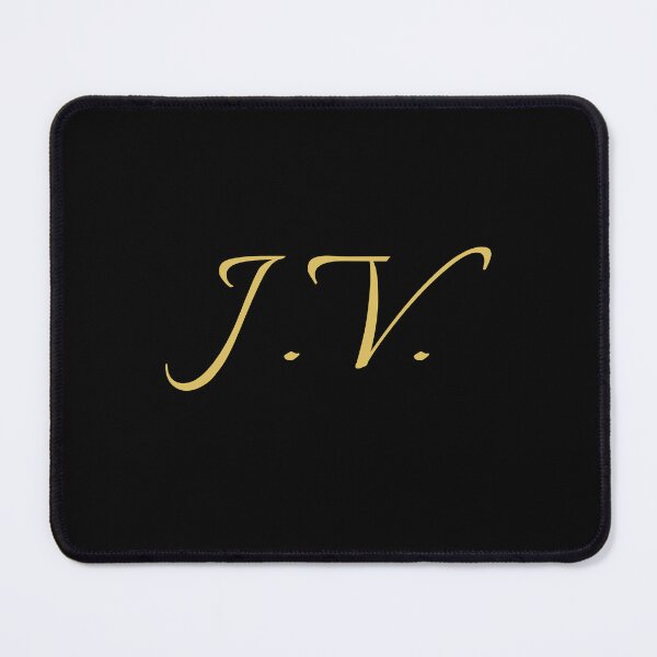 Item preview, JV Initials | Gold Lettering | Personalised Gifts designed and sold by Avo And Sriracha.