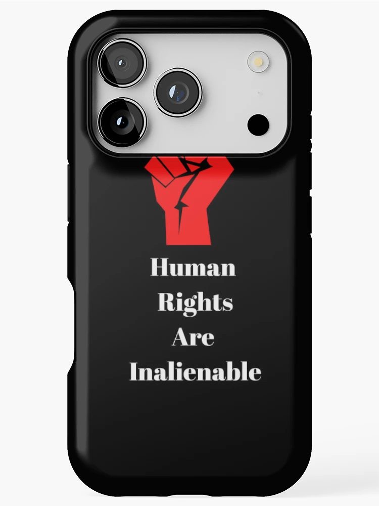 Thumbnail 1 of 4, iPhone Case, Human Rights Are Inalienable designed and sold by Freihalt.