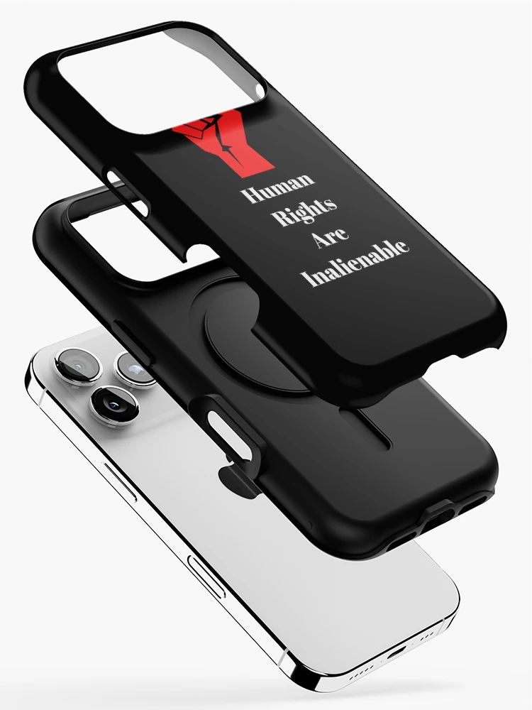 Thumbnail 2 of 4, iPhone Case, Human Rights Are Inalienable designed and sold by Freihalt.