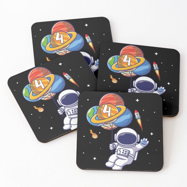 Item preview, 4 Years Old Birthday Boy Astronaut 4th Birthday designed and sold by CocktailDesigns.