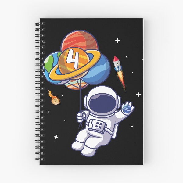 Item preview, 4 Years Old Birthday Boy Astronaut 4th Birthday designed and sold by CocktailDesigns.