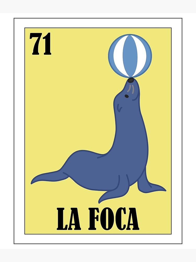 "Mexican Loteria Regalo De mexican Spanish Seal Lottery Design