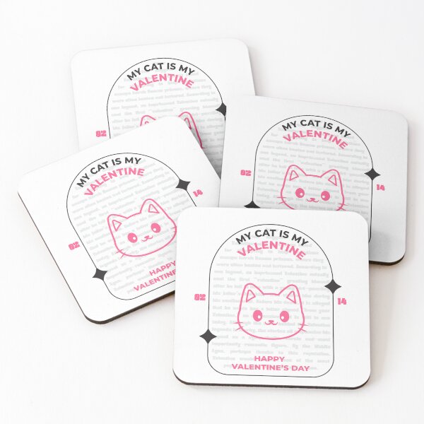 Item preview, My Cat is My Valentine designed and sold by Cine Store Merch.