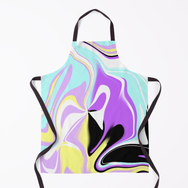 Item preview, Abstract Liquid Art Pattern Pastel Blue, Yellow, and Purple Colors designed and sold by quinellie.