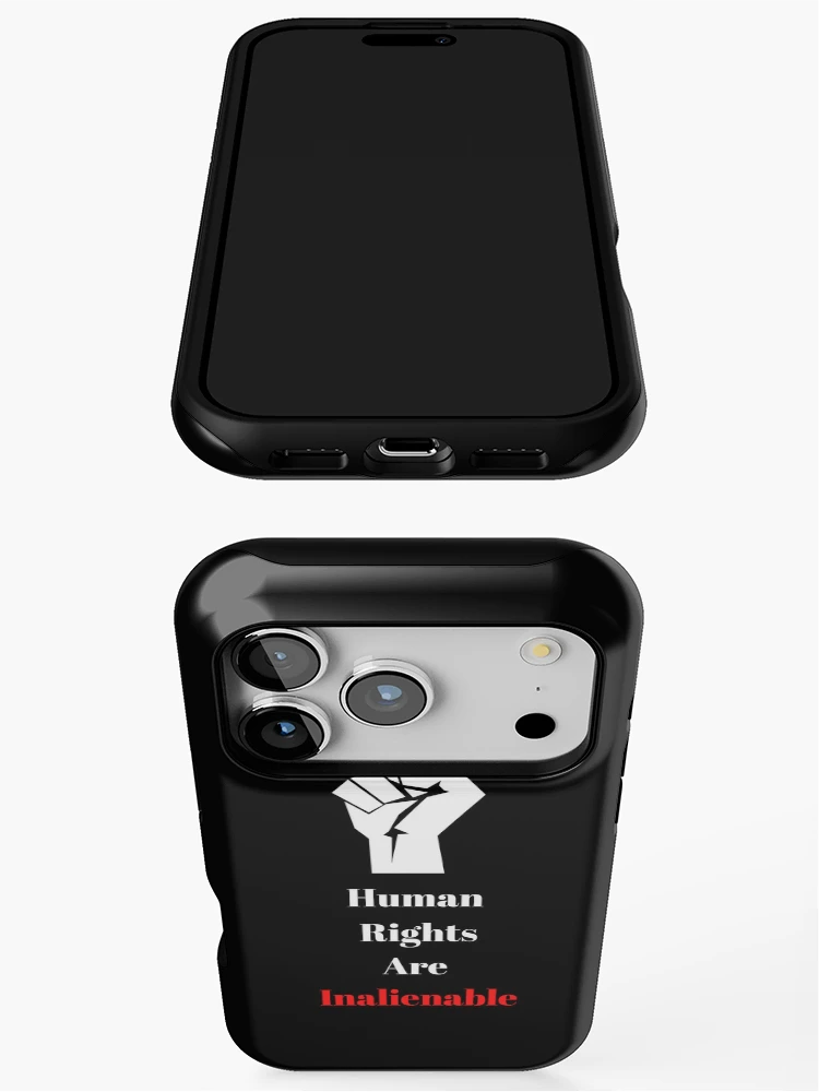 Thumbnail 3 of 4, iPhone Case, Human Rights Are Inalienable designed and sold by Freihalt.