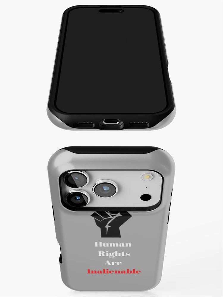 Thumbnail 3 of 4, iPhone Case, Human Rights Are Inalienable designed and sold by Freihalt.