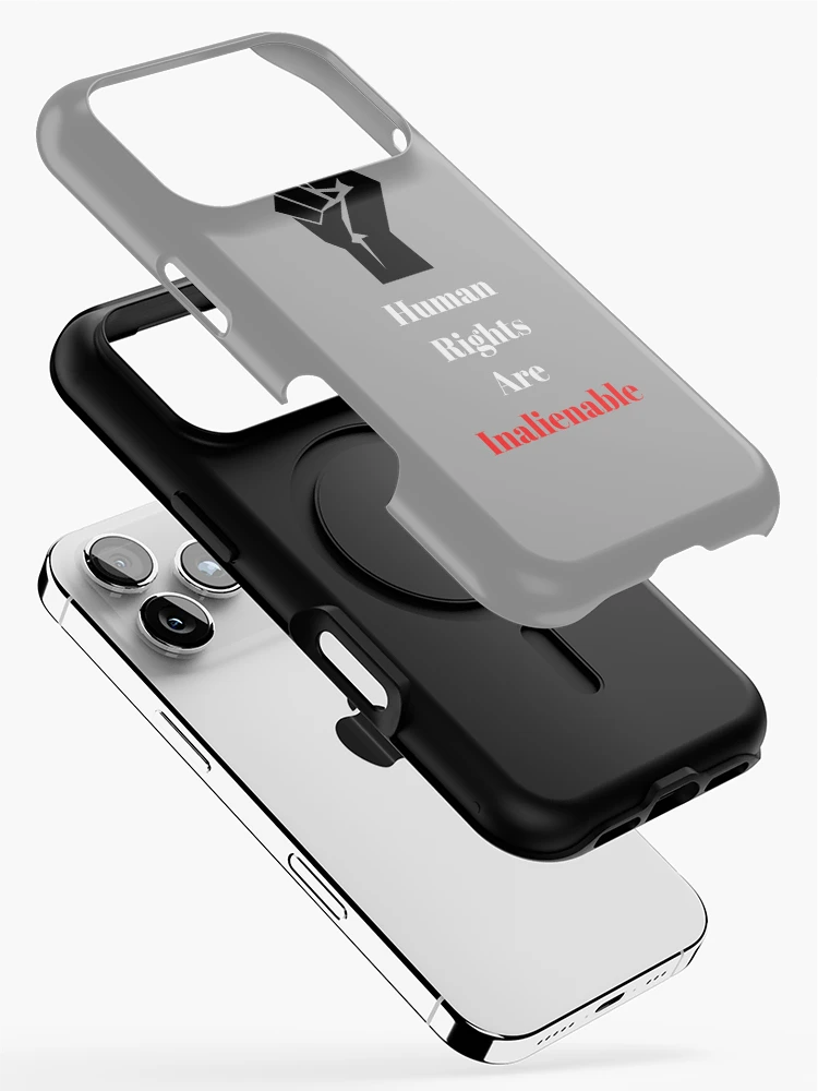 Thumbnail 2 of 4, iPhone Case, Human Rights Are Inalienable designed and sold by Freihalt.