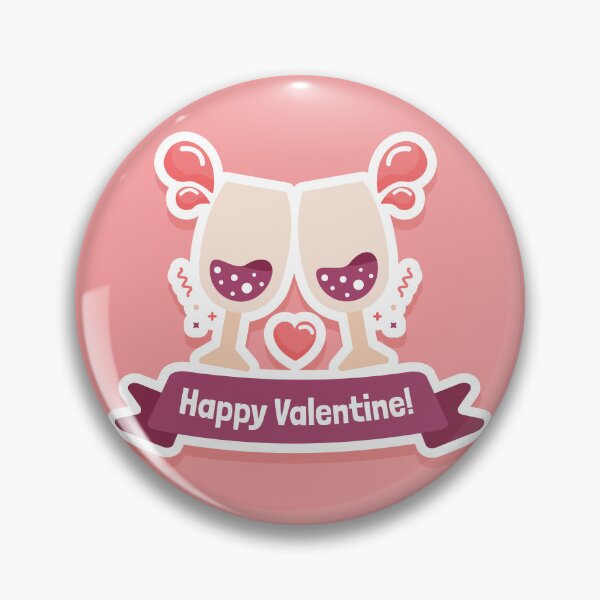 Item preview, Valentines Sticker | Happy Valentine! designed and sold by I'm  Redz.