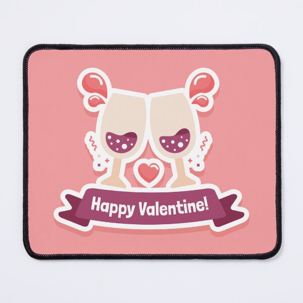 Item preview, Valentines Sticker | Happy Valentine! designed and sold by I'm Redz.