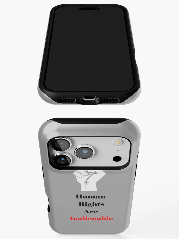 Thumbnail 3 of 4, iPhone Case, Human Rights Are Inalienable designed and sold by Freihalt.