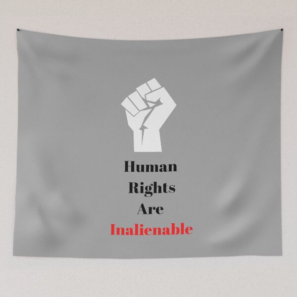 Item preview, Human Rights Are Inalienable designed and sold by Freihalt.