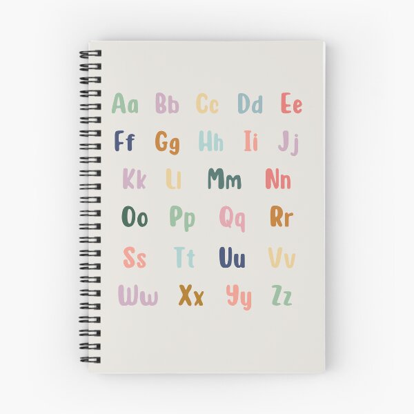 Item preview, Kids Nursery Room School Kindergarten Classes Alphabet in Pastel Colors designed and sold by LamaraK.