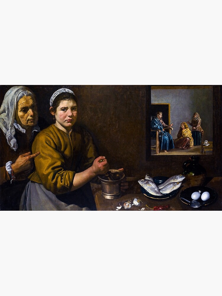 Christ in the House of Martha and Mary by Velazquez by TheSoulOfArt