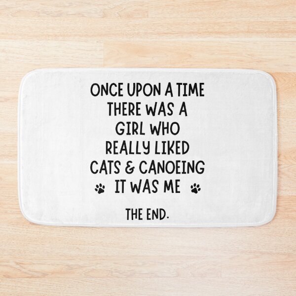 Item preview, A girl who really liked cats & canoeing designed and sold by TheGreenGoat.