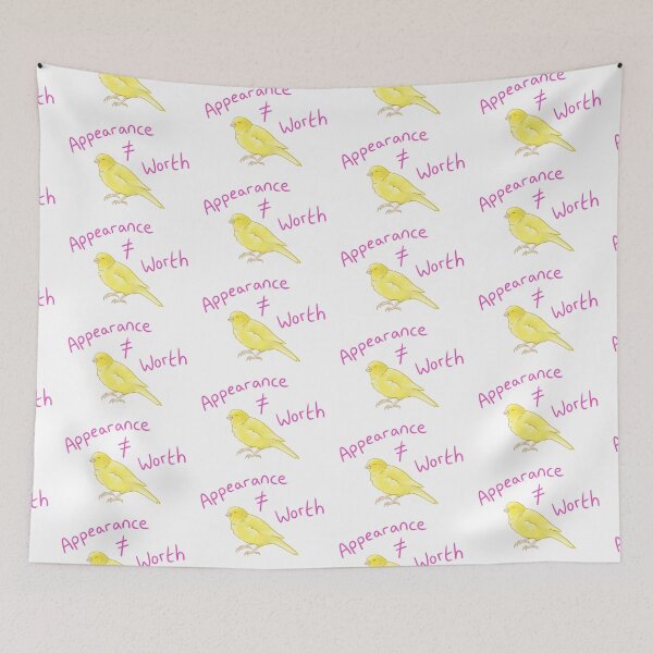 Item preview, Bird Positivity: Appearance =/= Worth designed and sold by AdoraBirdArt.