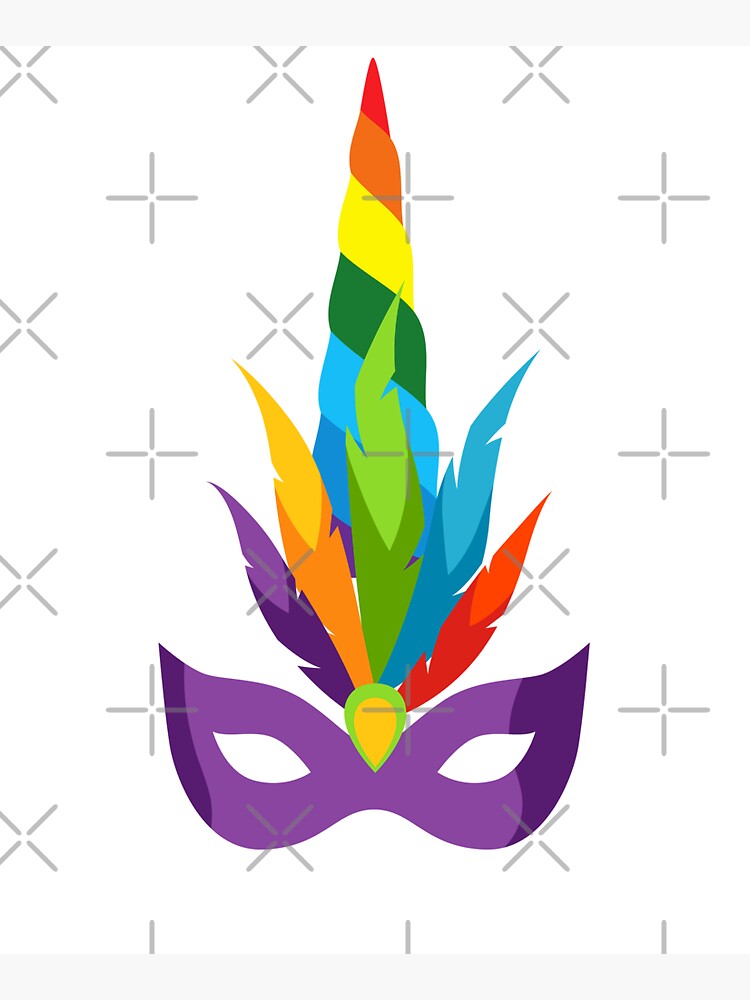 mardi gras unicorn svg