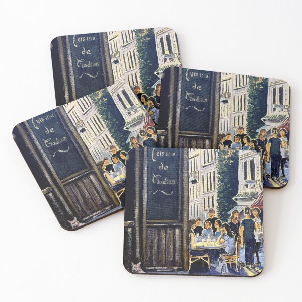 Item preview, Paris Cafe Scene designed and sold by TheArtery2010.