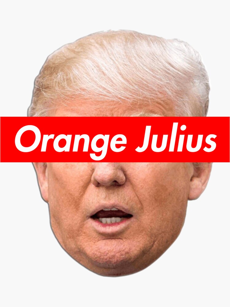"Orange Julius Essential TShirt" Sticker by AlexanderNesov Redbubble