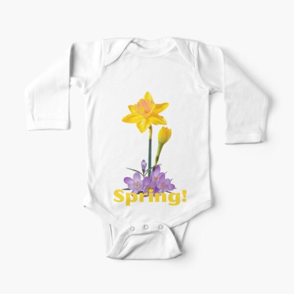 Spring, Easter, love, family, hope, rebirth Long Sleeve Baby One-Piece